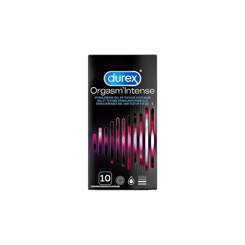 Prezerwatywy stymulujące - Durex Orgasm Intense 10 szt